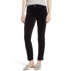 Kut‎ From The Kloth Womens Diana Corduroy Skinny Slim Pants Black Stretch 12